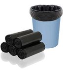 VEDANT SANTOSH Biodegradable Disposable Garbage Trash Waste Dustbin Covers & Bags - Black 4 Packs of 30 Pieces Each ie.120 Pieces (19x21)