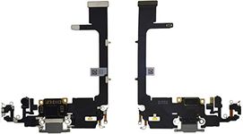 Charging Port Connector Headphone Flex Cable Module Replacement for iPhone 11 Pro 5.8 inch (White)