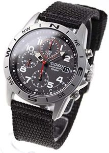 Seiko Import Black SND399P Men's Seiko Watch Imports Overseas Models
