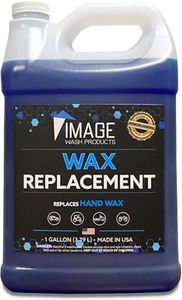 Image Wash Products Wax Replacement (Foamable) - Protectant for Any Size Vehicle. Foam On/Rinse Off (128oz)