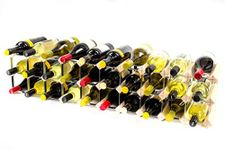Classic 20/30 Bottle Cupboard top Pine Wood and galvanised Metal Wine Rack Ready Assembled