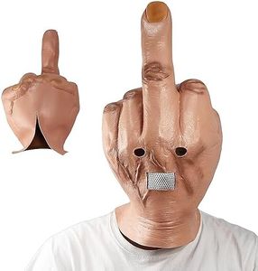 Lotvic Maschera per dita medie, Maschera per Halloween, Maschere di Halloween, realistica, divertente, per adulti, Halloween, per feste di Carnevale