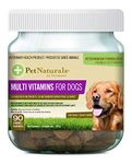 PET NATURALS, Multi Vitamins for Dogs, Daily Multivitamin with 24 Healthful Nutrients, 90 Bite-Sized Chews Brown