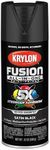 12 oz Krylon K02754007 Black Fusion