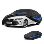 Molebt Car Cover Waterproof All Weather for Automobiles, Universal Fit Dodge Challenger/Charger, Chevy Impala, Toyota Avalon, Ford Taurus, Chrysler 300, Audi A8, BMW 7 Series, Tesla Model S etc.