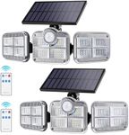 Roshin 2 Pack Solar Lights Outdoor 