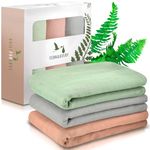 Fern & Avery Muslin Swaddle Blankets - Muslin Blanket Baby Receiving Blankets - Gender Neutral Baby Blankets - Newborn Essential - Swaddles Set of 3 - Sage