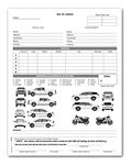 NextDayLabels - 3 Part Vehicle Transport Bill of Lading Form (White/Yellow/Pink)