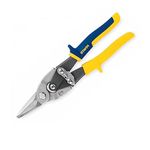 Irwin 2073113 Aviation Snip, Compound Leverage, Cuts Straight and Wide Curves