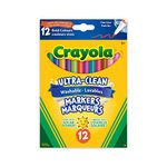 Crayola 12 Washable Fine Line Markers Bold Arts & Crafts