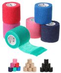 Mr. Pen- Self Adhesive Bandage Wrap, Assorted Colors, 2" x 5 Yards, 6 Pack, Bandage Wrap, Elastic Bandage, Self Stick Bandage Wrap, Stretch Bandage, Self Adherent Wrap, Medical Bandage Wrap