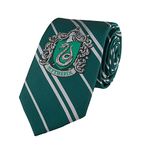 Cinereplicas Harry Potter - Adult Slytherin Woven Necktie - Authentic Official