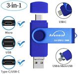 AVOMOCO 3.1 128GB 3 in1 High Speed 