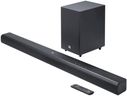 JBL Cinema SB 550, Barre de son 3.1 canaux avec caisson de basses sans fil, connexion HDMI ARC, Dolby Audio, musique sans fil en streaming, Bluetooth intégré, design compact, 250 W, en noir
