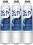 AQUA CREST DA29-00020B Samsung Refrigerator Water Filter Replacement for DA29-00020A/B, HAF-CIN/EXP, RF28HFEDBSR, RF263BEAESR, RF263TEAESG, RF28HDEDBSR, RF4287HARS, RF4267HARS, DA97-08006A, 3 Pack