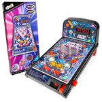 abeec Led Table Top Pinball Machine With Electronic Scoreboard, Led Lights And Sound Effects, Perfect Arcade Game For 5 Year Olds Plus Great Christmas, Birthday Gift For Boys & Girls