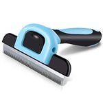 Deshedding Tool Dog Brush Pet Grooming Brush Dematting Comb Dog Deshedder Dog Cat Brush Removing Loose Hair for Short Medium & Long Haired Pet - Dogs, Cats, Horses