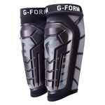 G-Form Pro-S Vento Soccer Shin Guard - Machine-Washable Performance Shin Guards - Flexible SmartFlex Pads - Lightweight, Low-Profile Soccer Gear - Black, Adult Large