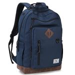 School Backpack, Vintage Work Travel Backpack for Men Water Resistant College Lightweight Book Backpack Women Teens VONXURY