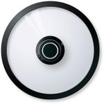 Black Cube Frieling Quick Release Cookware 8-Inch Tempered Glass Lid - Airtight Skillet & Frying Pan Cover