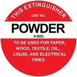 Family First Fire Extinguisher ABE Type Location Sign