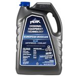 PEAK OET Extended Life Blue 50/50 Prediluted Antifreeze/Coolant for European Vehicles, 1 Gal.