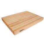 Boos Block Pro Chef Series - Extra Thick Chopping Board - Butchers Block Chopping Board - North American Hard Maple Wood Chopping Board - Extra Large Chopping Board - 24 x 18 x 2.25 Inches