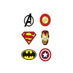 Simply Inked Superheroes Combo Temporary Tattoo Bundle Designer Tattoo for Girls Boys Men Women waterproof Sticker Size: 2.5 x 4 inch l Multicolor l 2g