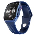 Fire-Boltt ARC 49.8mm (1.96 inch) AMOLED Always On Curved Display Smart Watch, Bluetooth Calling, Wireless Charging, 100+ Sports Modes, Water-Resistant 100+ Cloud Watch Faces (Midnight Blue)