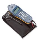 Fluke Networks 25501109 TS25D Telephone Test Set with Angled Bed-of-Nails Clips, Earpiece, 6-Wire In-line Modular Adapter, and Pouch