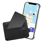 Olycism Wallet Tracker Card Bluetooth (IOS Only, NOT for Android) Item Finders for Wallet ID Card Backpack Luggage Tracker for Suitcases with Rechargeable Battery 98 Feet Finding Range IPX8 Waterproof