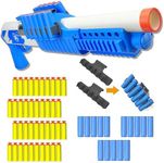 AGM MASTECH Shell-Ejecting Blaster Launcher, Fast Dart Loader, 40 Darts, 2 Cartridges, 20 Shells, Education & Party Playset for Kids & Adults9