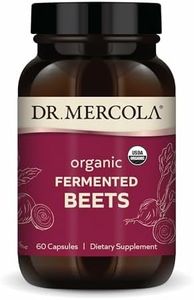 Dr. Mercola Organic Fermented Beets Dietary Supplement, 30 Servings (60 Tablets), Non GMO, Soy Free, Gluten Free, USDA Organic