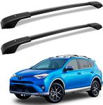 KINGGERI Roof Racks Cross Bars Replacement for Toyota RAV4 2013-2018 Accessories, Aluminum Rails Cross Bar Crossbars Rooftop Cargo Basket Carrier Bag Luggage Rails Snowboard Skiboard Bike