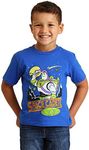 Disney Little Boys' Toddler Buzz Light Year Space Cadet Toddler T-Shirt, Royal, 2T