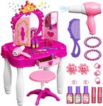 Toddler Vanity Makeup Table with Mi