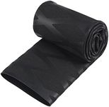 sourcing map Heat Shrink Wrap Tubing for Fishing Rod Grips Handle, 35mm Dia 57mm Flat 1.6ft 2:1 rate, Black