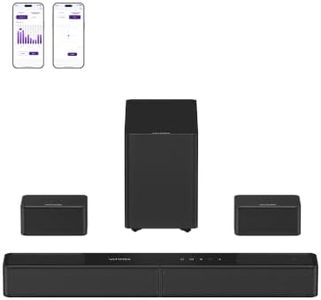 ULTIMEA 5.1.2ch Fully Wireless Sound Bar with Dolby Atmos, Dual Up-Firing