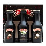 Baileys Gift Set - Original Irish Cream Liqueur, Espresso Creme, Salted Caramel x3 Alcohol Miniatures 5cl Bottles - Christmas Alcohol Gift Sets for Women, Men, Stocking, Secret Santa and Mum Gifts