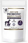 Petastical Probiotics for Dogs and Cats, 5 BILLION CFU Max Strength Canine Feline Probiotic Powder for Digestive Health Pet Supplement, 30 Powder Scoop