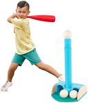 B. toys – Tee Ball Set – Outdoor Baseball Game – Adjustable Height – Hanging Self-Storage – 18 Months + – Tee-Ball Set