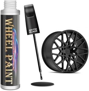 Black Rim Touch Up Paint. Tesla Car Rim Paint Pen. Black Wheel Rims Paint. Quickly Fix Rim Scratches, Chips, Curb Rashes and Surface Damage (Matte Black) for Model Y 20'' Induction Wheels.