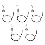 Ceramic Electrode Spark Plug, 5PCS M10 Ignition Electrode Replacement Wire 30CM for Gas Grill Stove Push Button Piezo Igniter