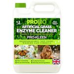 Pro-Kleen ProBio Artificial Grass Cleaner Probiotic Based Deodoriser Odour Eliminator 5L Non-Toxic Cruelty-free Pet Friendly. Fresh Cut Grass fragrance. Naturally derived Probiotic Cleaning