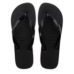 Havaianas Mens Logo Filete Flip Flops Black/Steel7663 6 UK