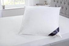 Littens Extra Filled 80cm x 80cm Luxury European Continental White Goose Feather & Down Large Square Pillow 230TC 100% Cotton Casing, Down Proof (32" x 32")