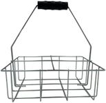 Wire Bottle Carrier for Libbey, StanPac, The Dairy Shoppe 32 and 64 oz Bottles (64 oz The Dairy Shoppe ®, 4 Cell Carrier)