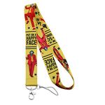 HOLLP Joker 2019 Movie Mobile Phone Lanyards Joker's Diary Gift for DC Comics Fans, 6*10*1, Metal, alloy