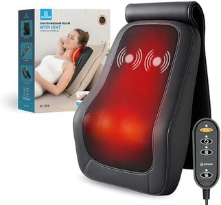 COMFIER Appareil de massage de la nuque avec chaleur, appareil de massage Shiatsu 4D Knet, soulagement des douleurs musculaires pour le cou, le dos, les jambes, cadeaux pour hommes, femmes