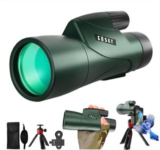 Gosky 12x55 HD Monocular Telescope – BAK4 Prism, FMC Lens, Phone Adapter